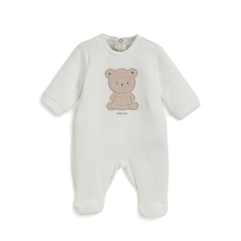 Infants Bronze Applique Nappy Opening Babysuit image number 0